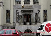 Kattowitz, gebaeudedetail-bank
