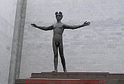 Kaunas, statue-mann