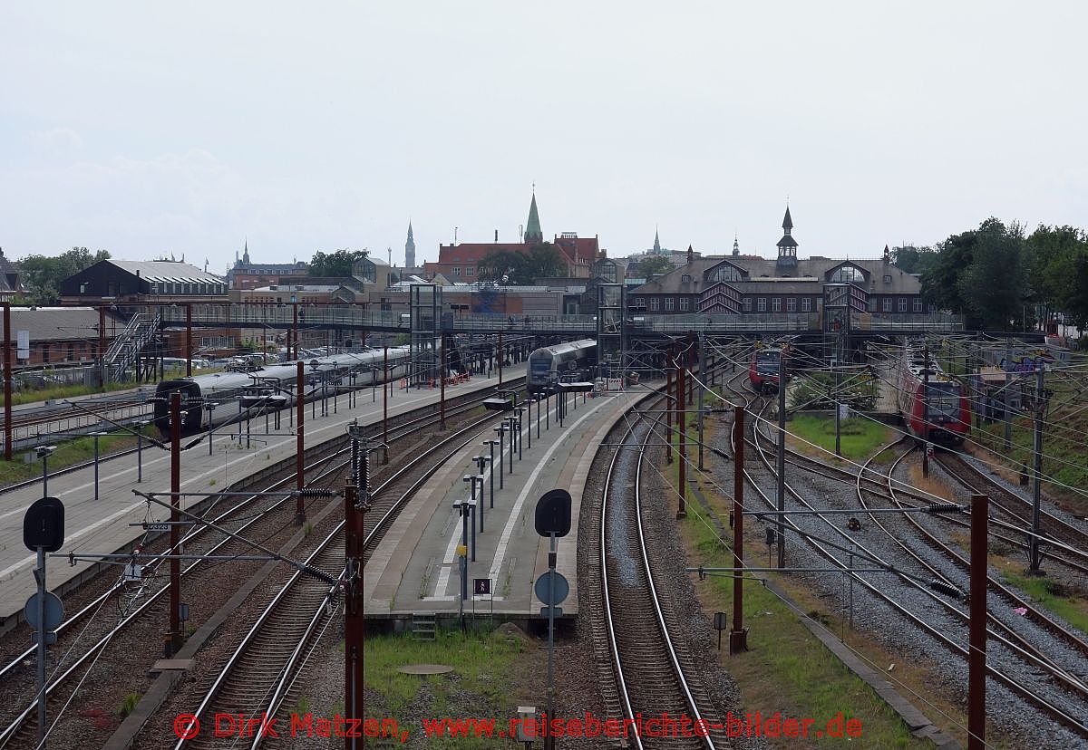 Kopenhagen, Gleise, Bahnhof sterport