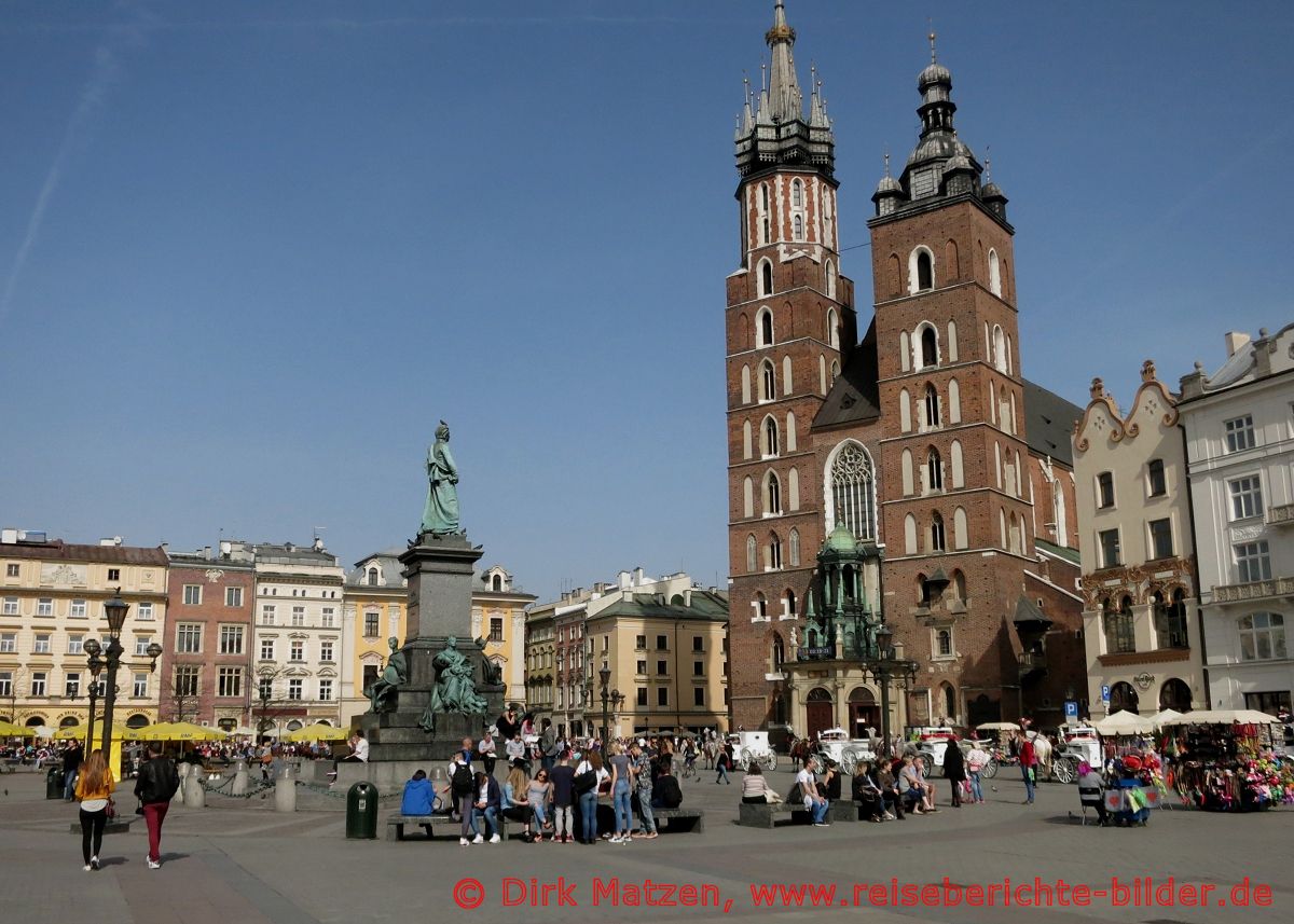 Krakau, Hauptmarkt Marienkirche