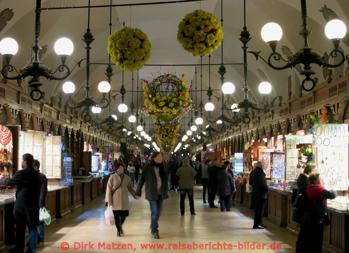 Krakau, Tuchhallen Innenansicht