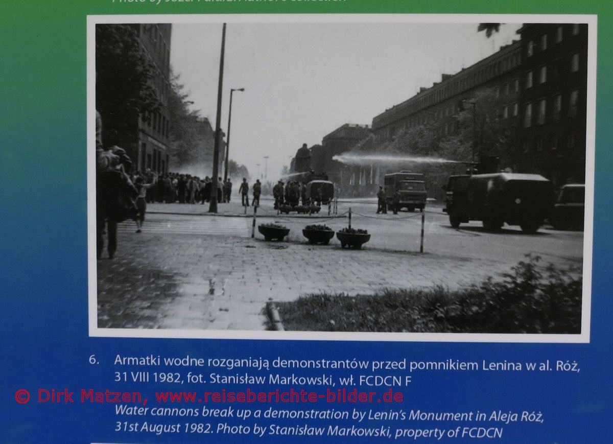 Krakau, Nowa Huta, Muzeum-Infotafel