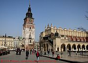 Krakau, tuchhallen rathausturm