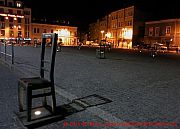 Krakau, podgorze platz der ghetto-helden nachts