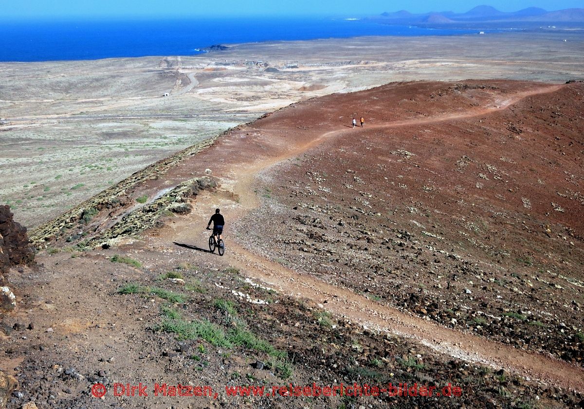Lanzarote, Montana Roja Radfahrer