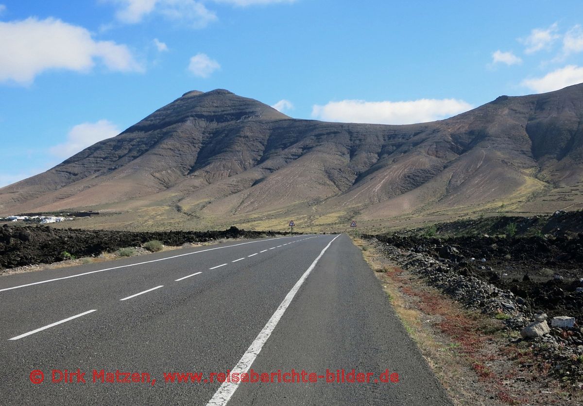 Lanzarote, Strasse nach Yaiza