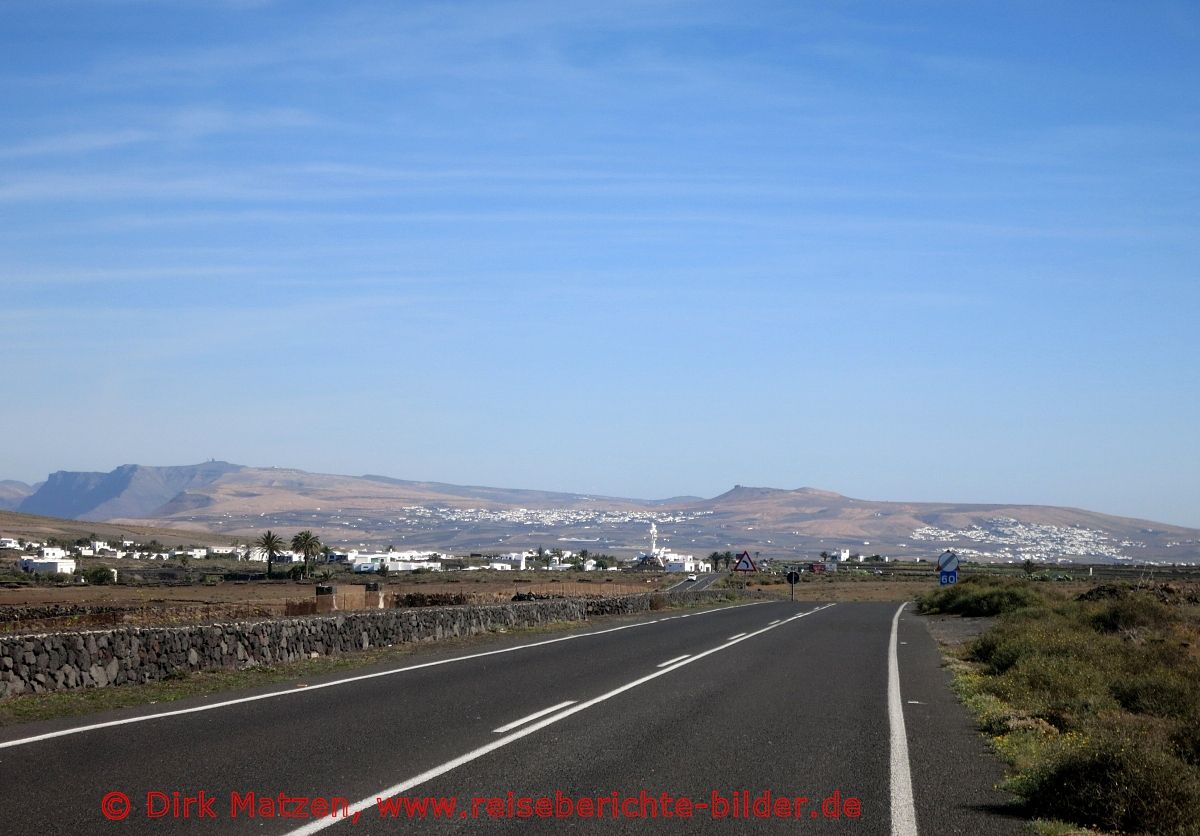 Lanzarote, Blick zum Famara Kliff