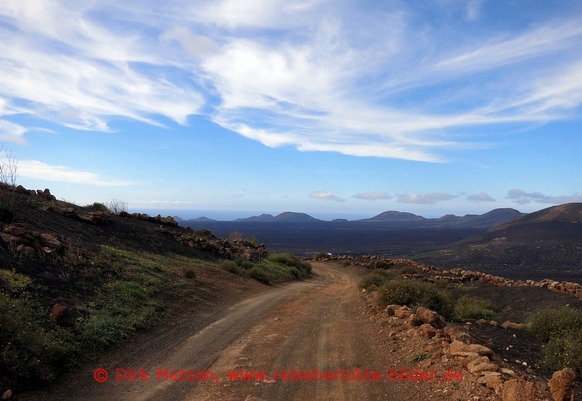 Lanzarote, Wanderweg in La Geria