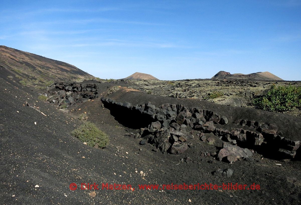 Lanzarote, Wanderweg Abbruchkante