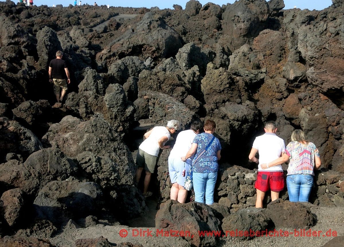 Lanzarote, Besucher Los Hervideros