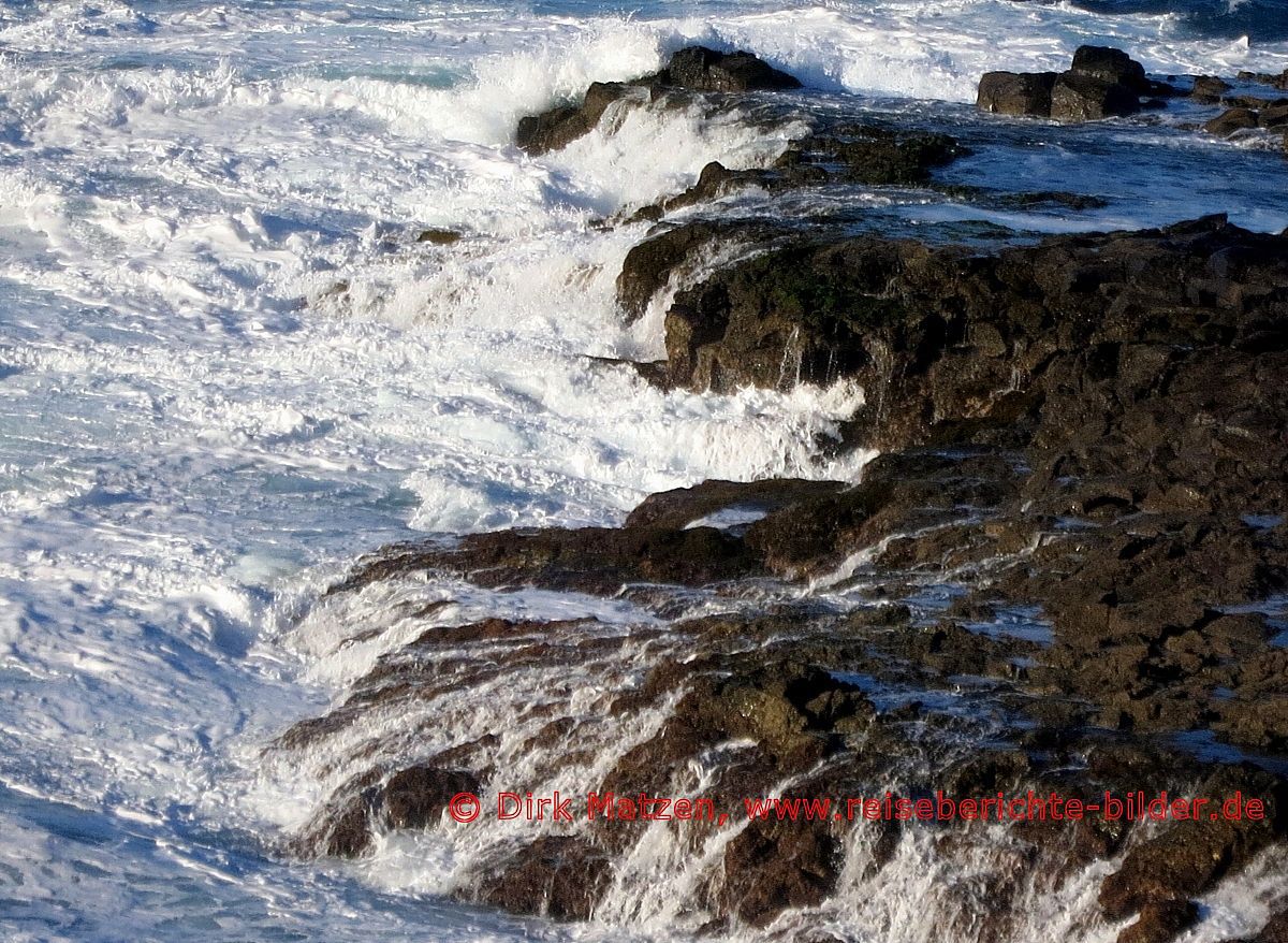 Lanzarote, Westküste Wasser