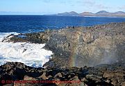 Lanzarote,  westkueste-regenbogen