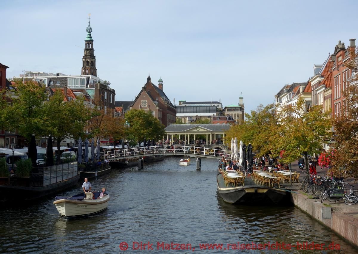 Leiden, Blick zum Stadtzentrum