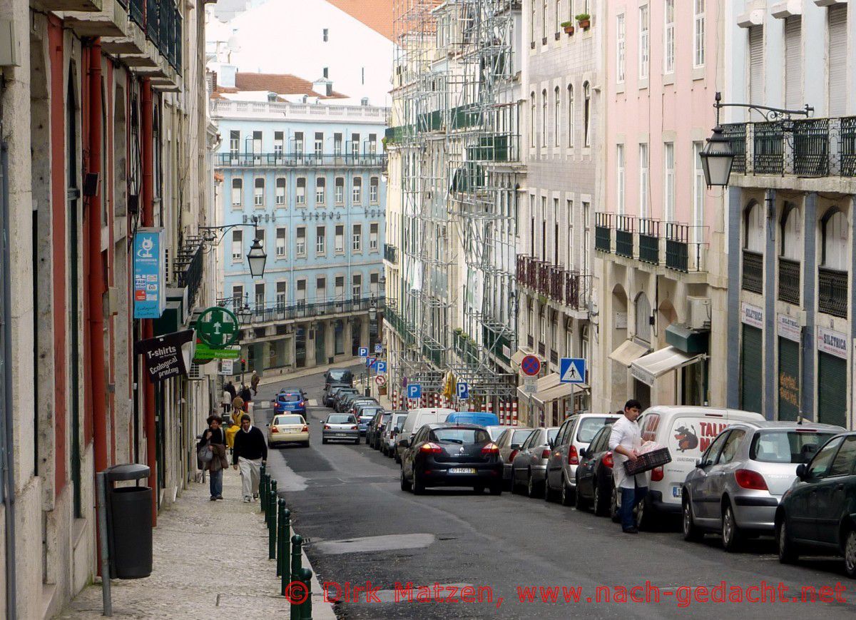 Lissabon, Typischer Straßenzug
