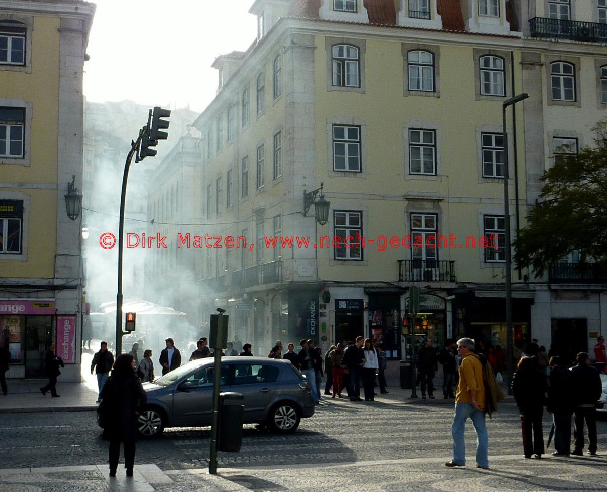 Lissabon, Qualm am Rossio