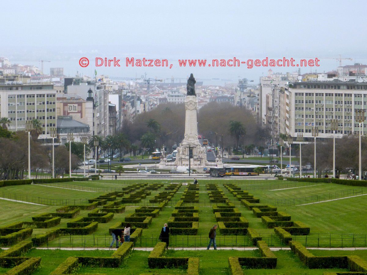 Lissabon, Ausblick vom Parque Eduardo VII