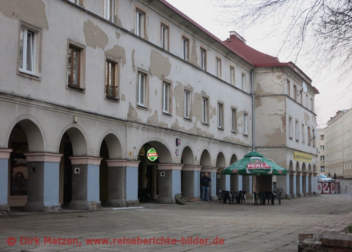 Lodz, Gaststtte auf dem Altstadtmarkt