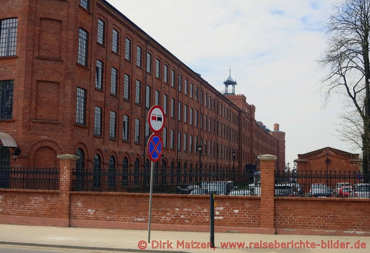 Lodz, restauriertes Fabrikgebäude von Scheibler