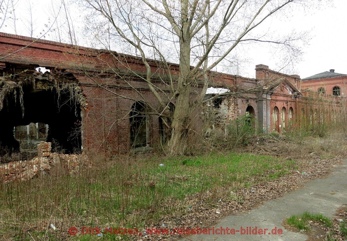 Lodz, Ruinen Fabrikgelnde