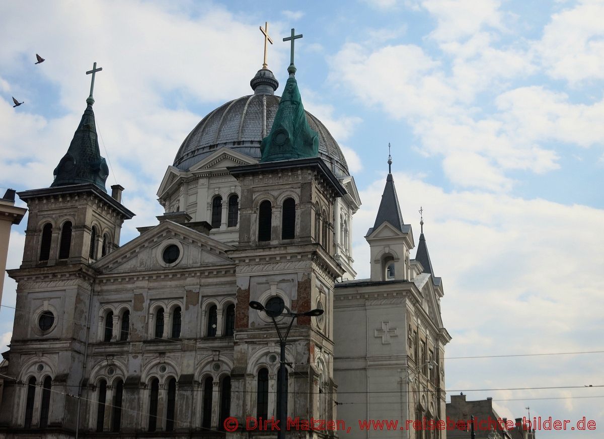 Lodz, Heilig-Geist-Kirche am Freiheitsplatz