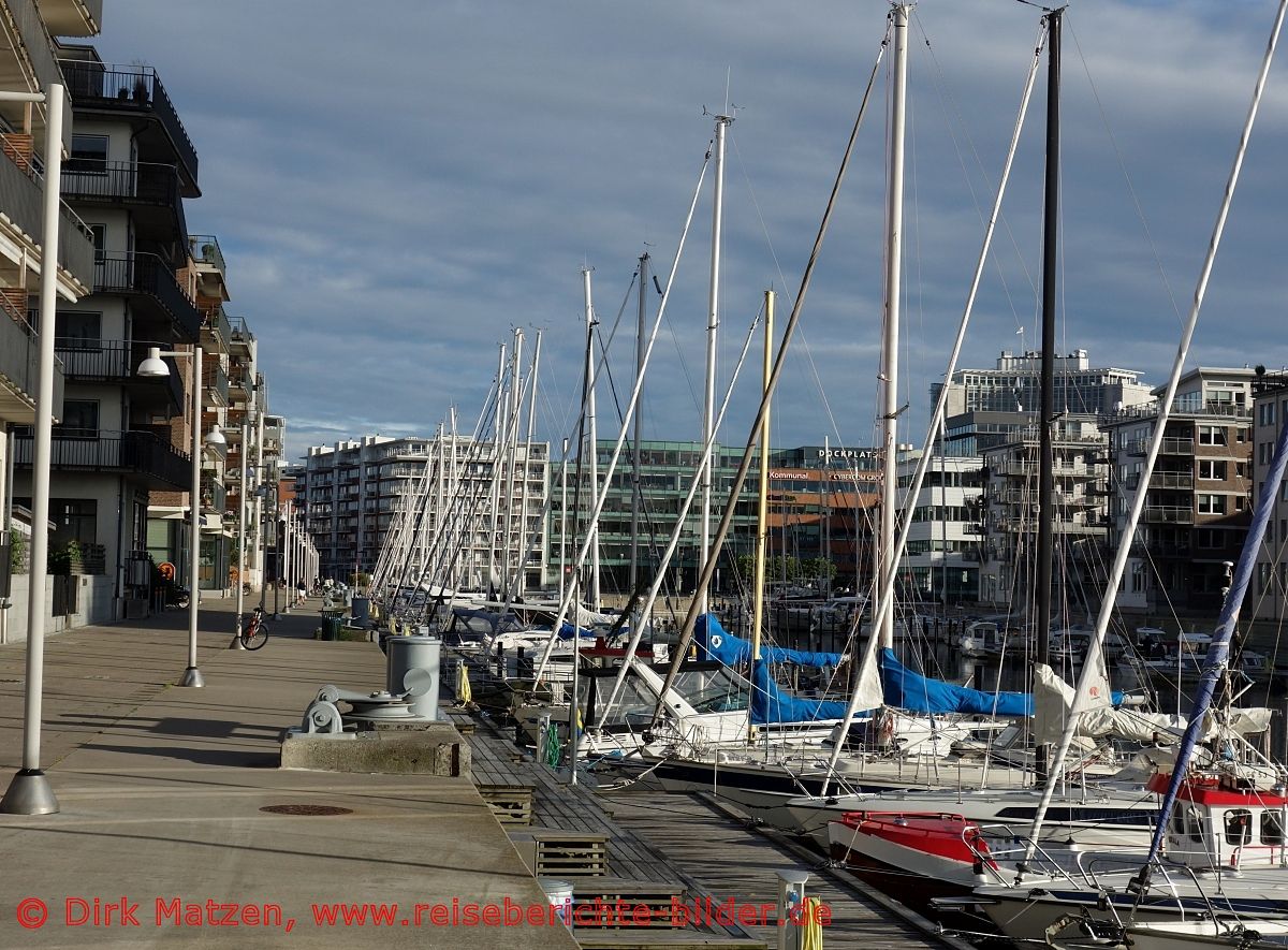 Malmö, Västra Dockan, Yachthafen