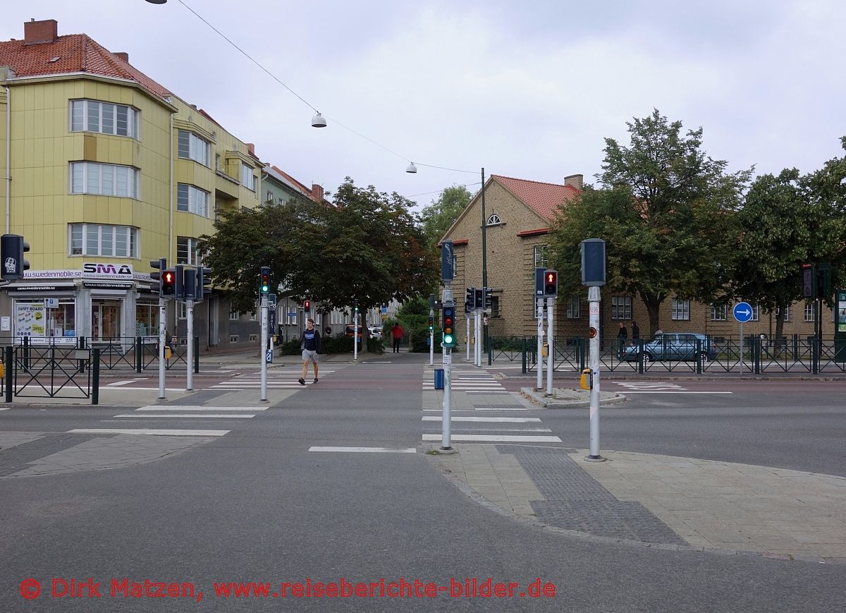 Malmö, Möllevangen Strassenquerung