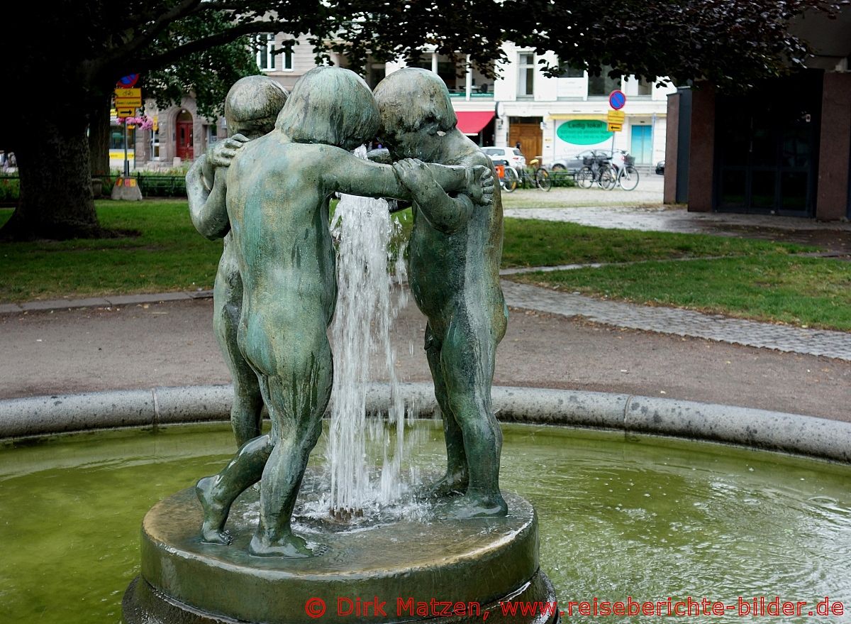 Malm, Skulptur Spielende Kinder