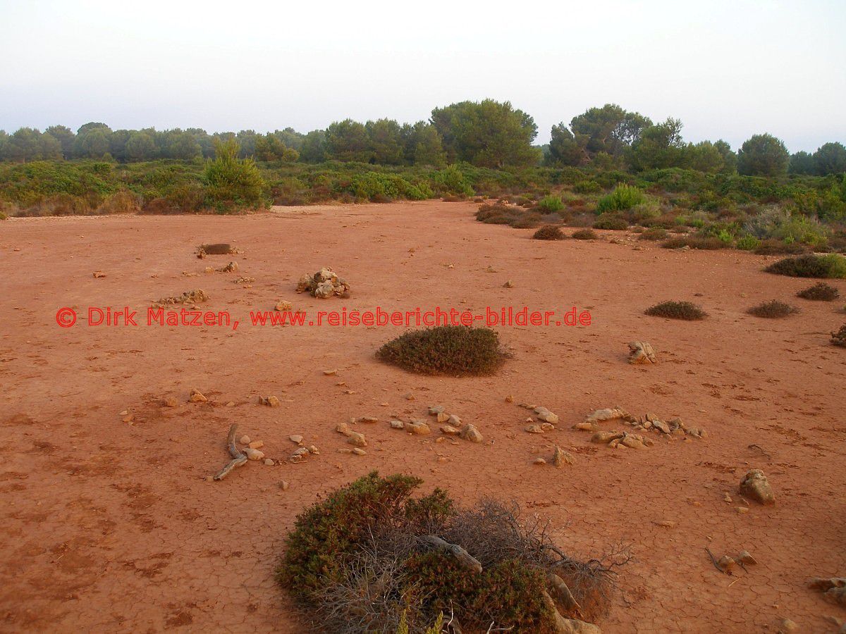 Menorca, rote Erde
