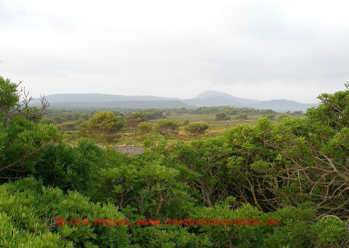 Menorca, Blick ber Teile der Insel