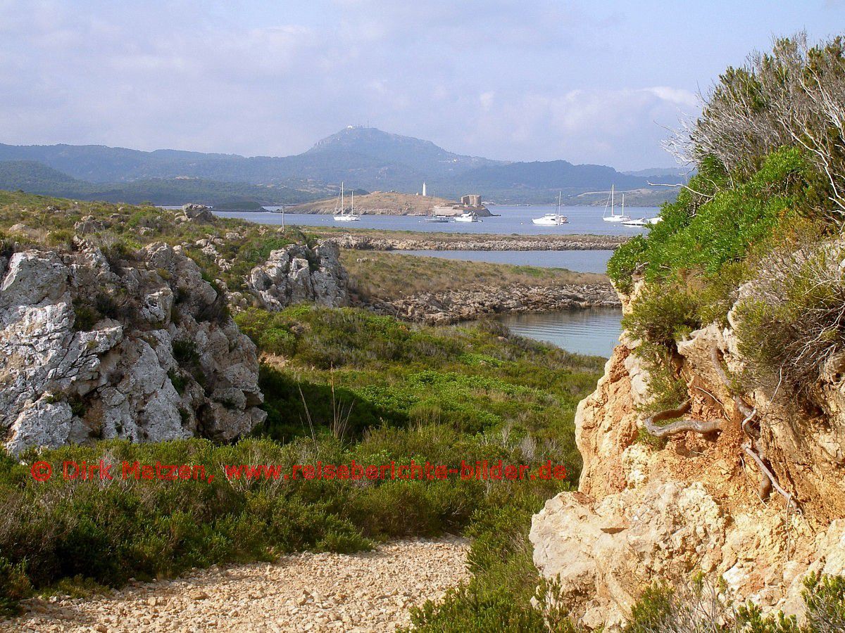 Menorca, Blick ber die Badia de Fornells