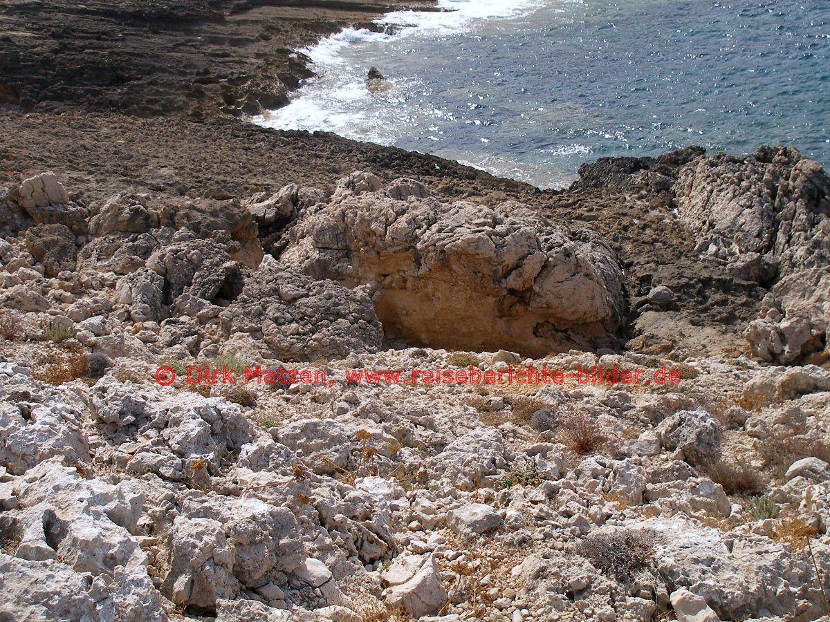 Menorca, felsige Kste