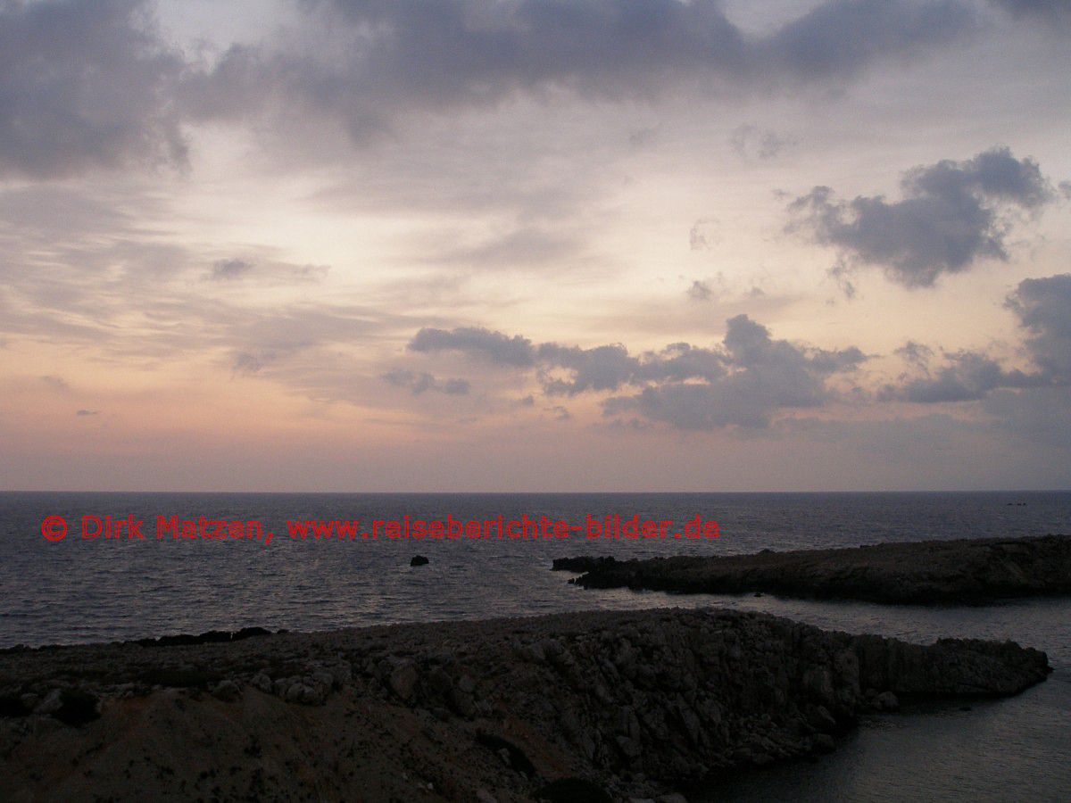 Menorca, Morgenlicht vor Sonnenaufgang