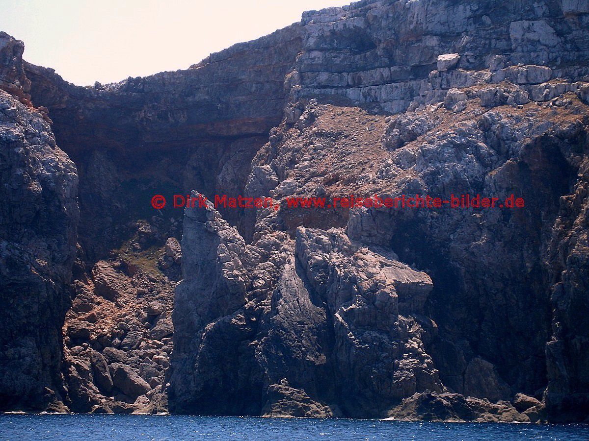 Menorca, Steilkueste