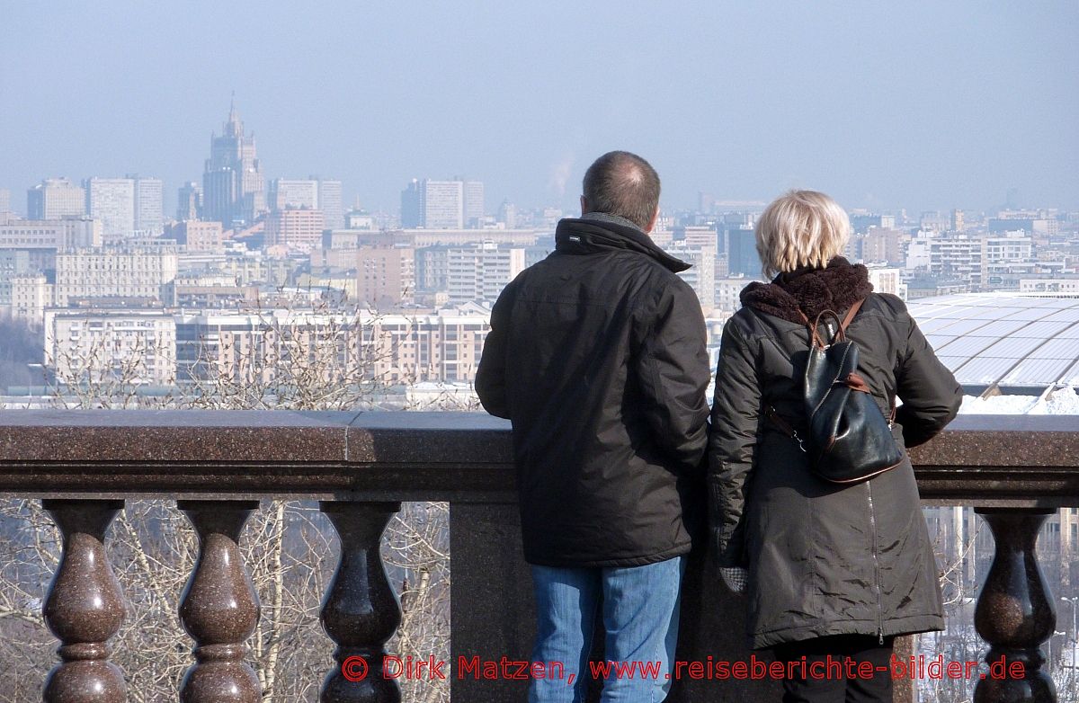 Blick auf Moskau