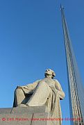 Moskau, weltraummuseum-denkmal