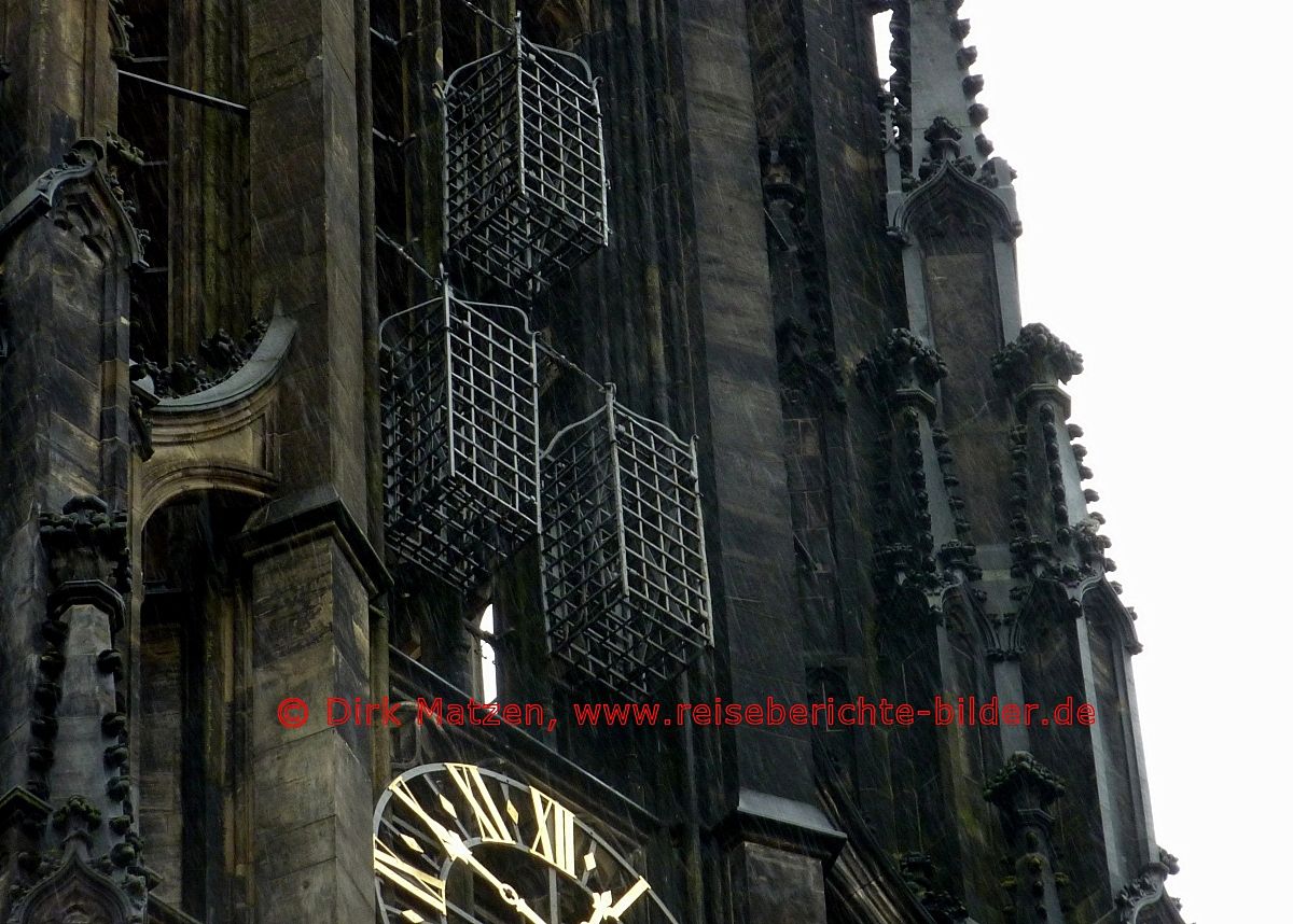 Münster, Lambertikirche Käfige der Täufer