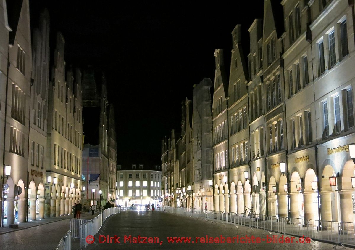 Mnster, Prinzipalmarkt nachts