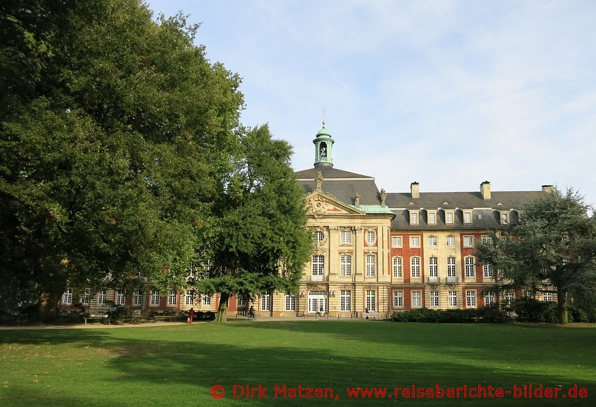 Mnster, Schloss Hinteransicht