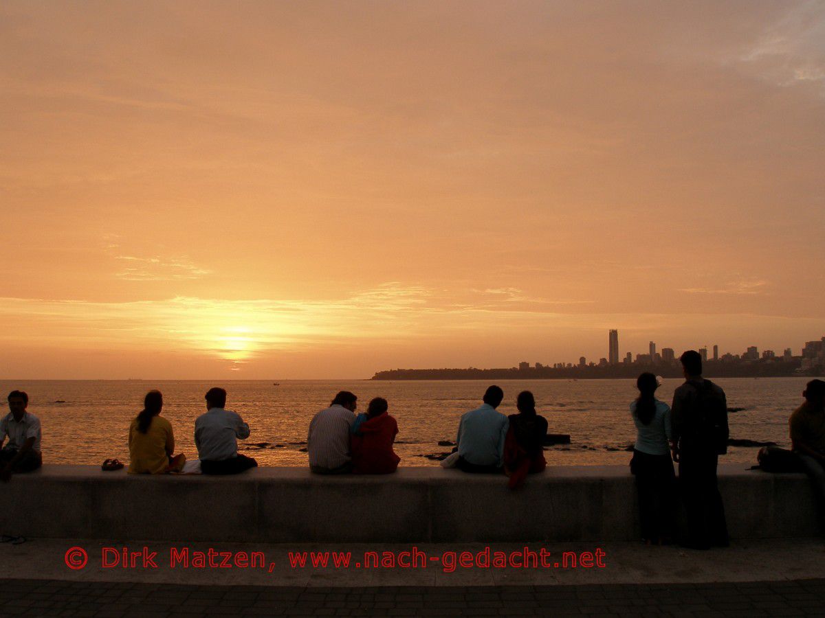 Mumbai, Sonnenuntergang
