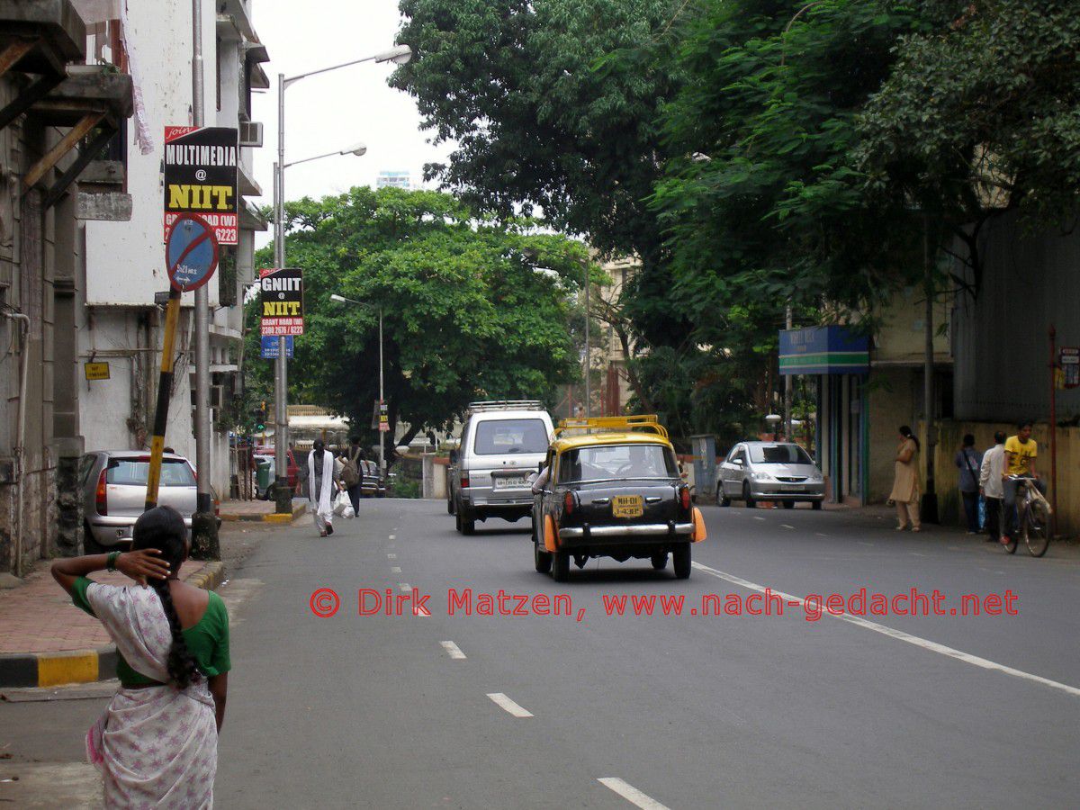 Mumbai, Straße in Walkeshwar