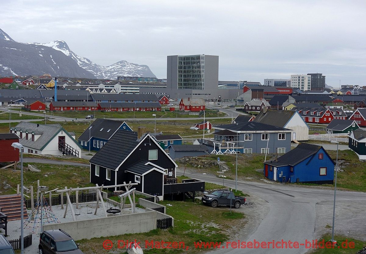Nuuk, Blick zum Zentrum
