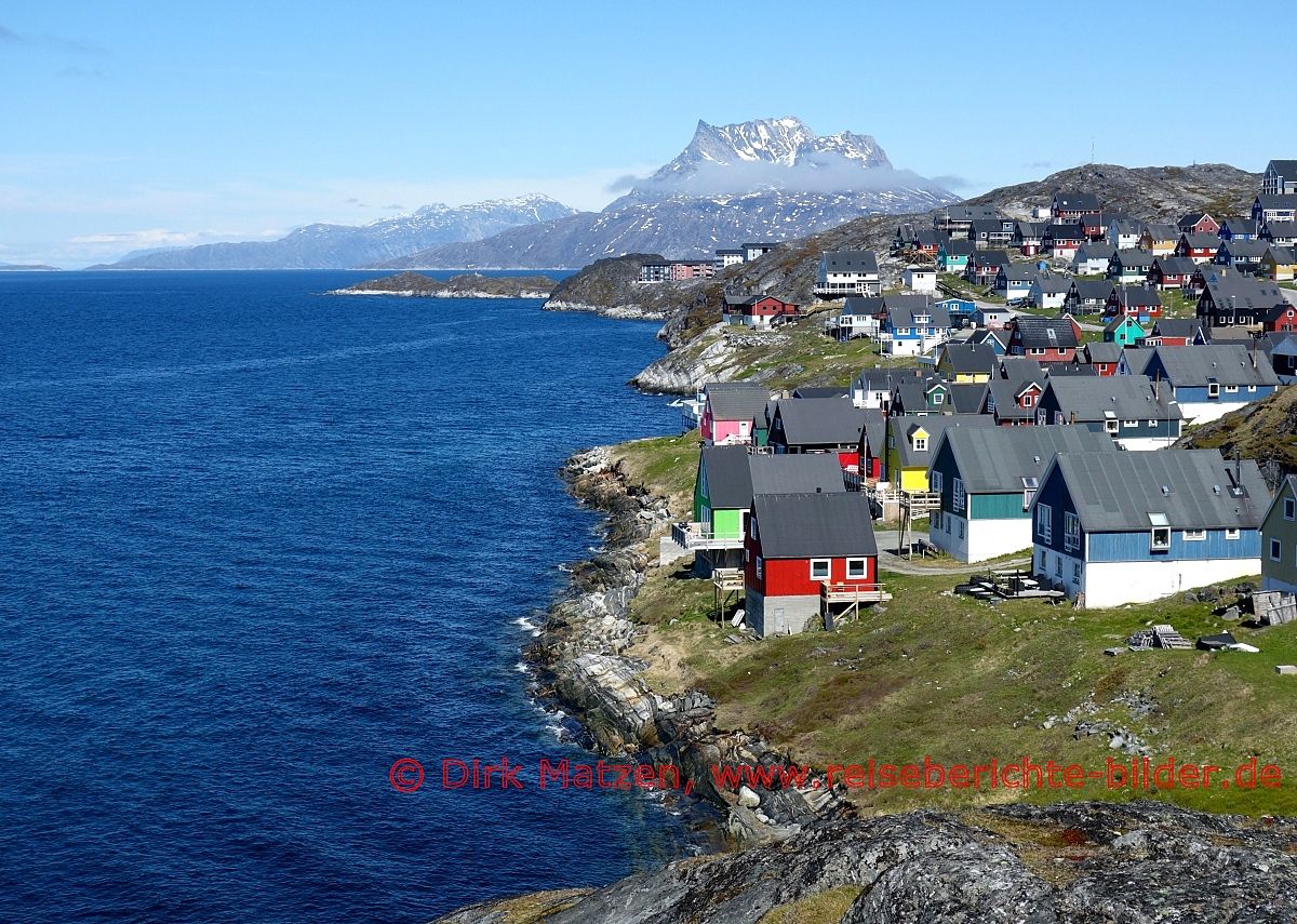 Nuuk, Häuser Küste