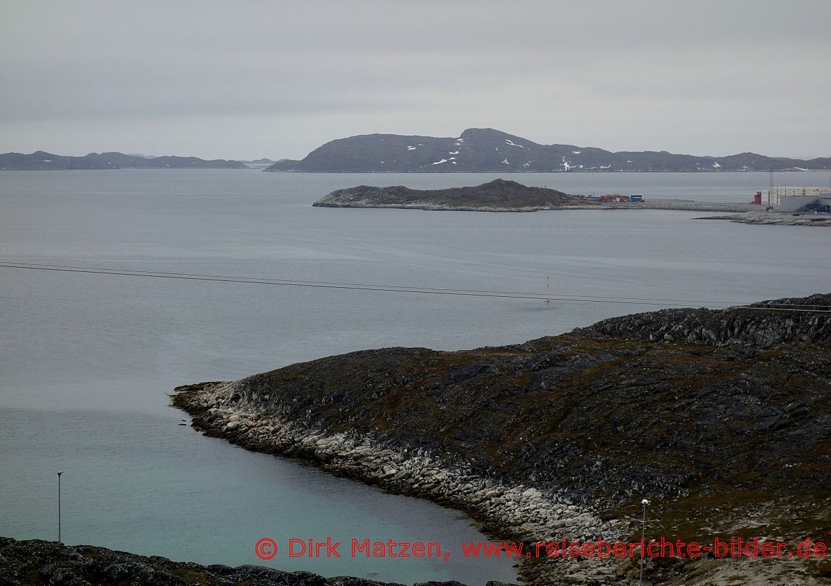 Nuuk, Ausblick auf den Fjord