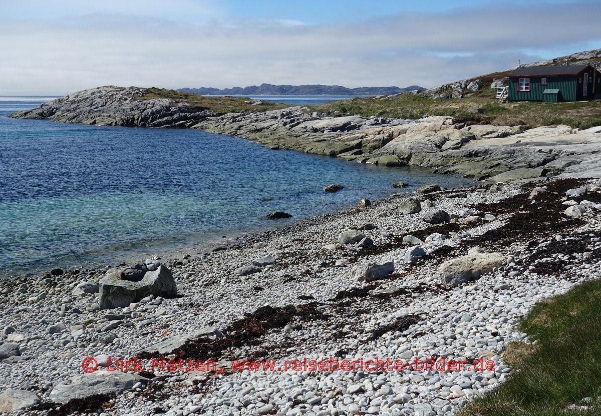 Nuuk, felsige Kste