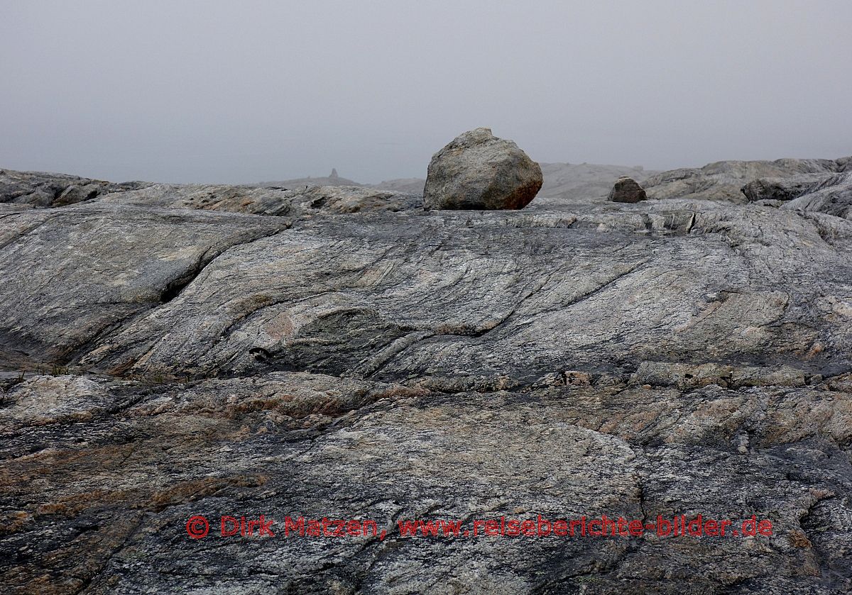 Nuuk, Wanderung, Felsen