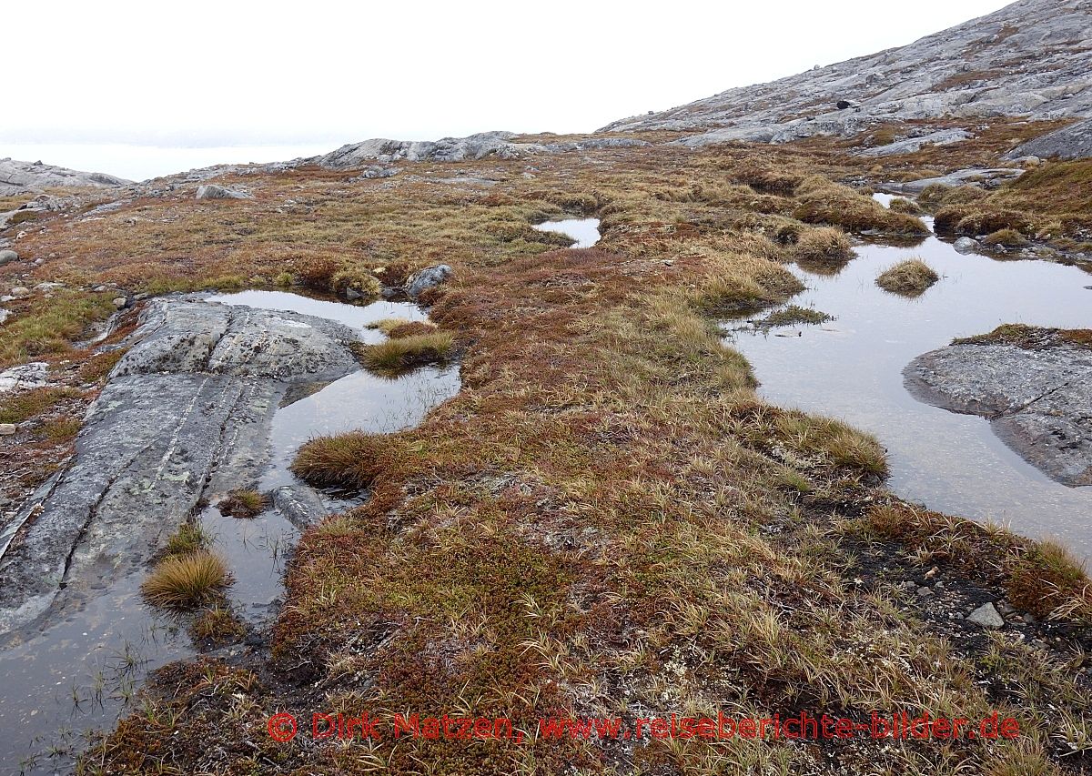 Nuuk, Wanderung, Matsch
