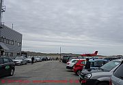 Nuuk, flughafen-parkplatz