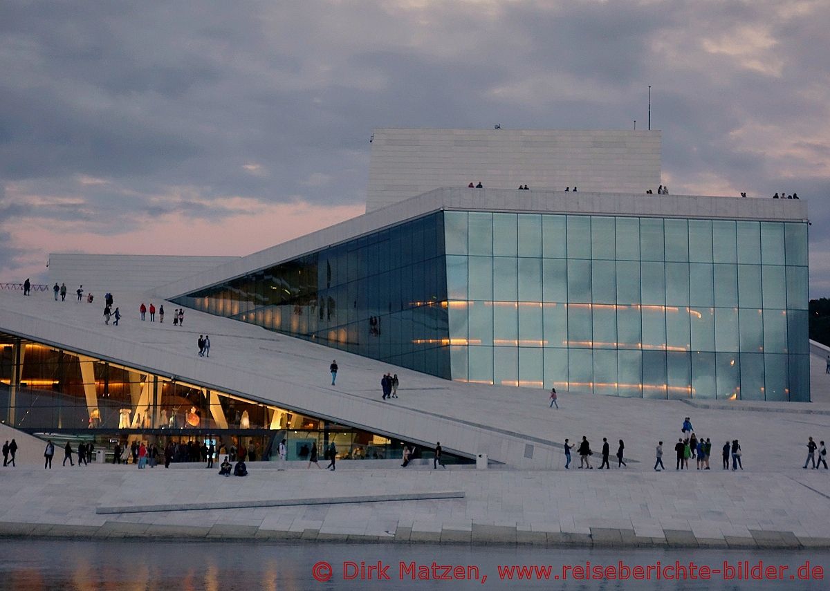 Oslo, Norwegische Oper abends