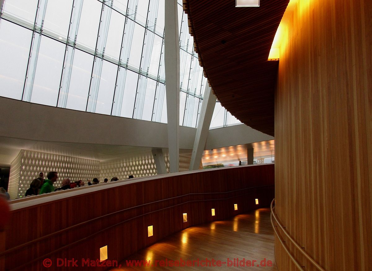 Oslo, Oper, Zuschaueraufgang