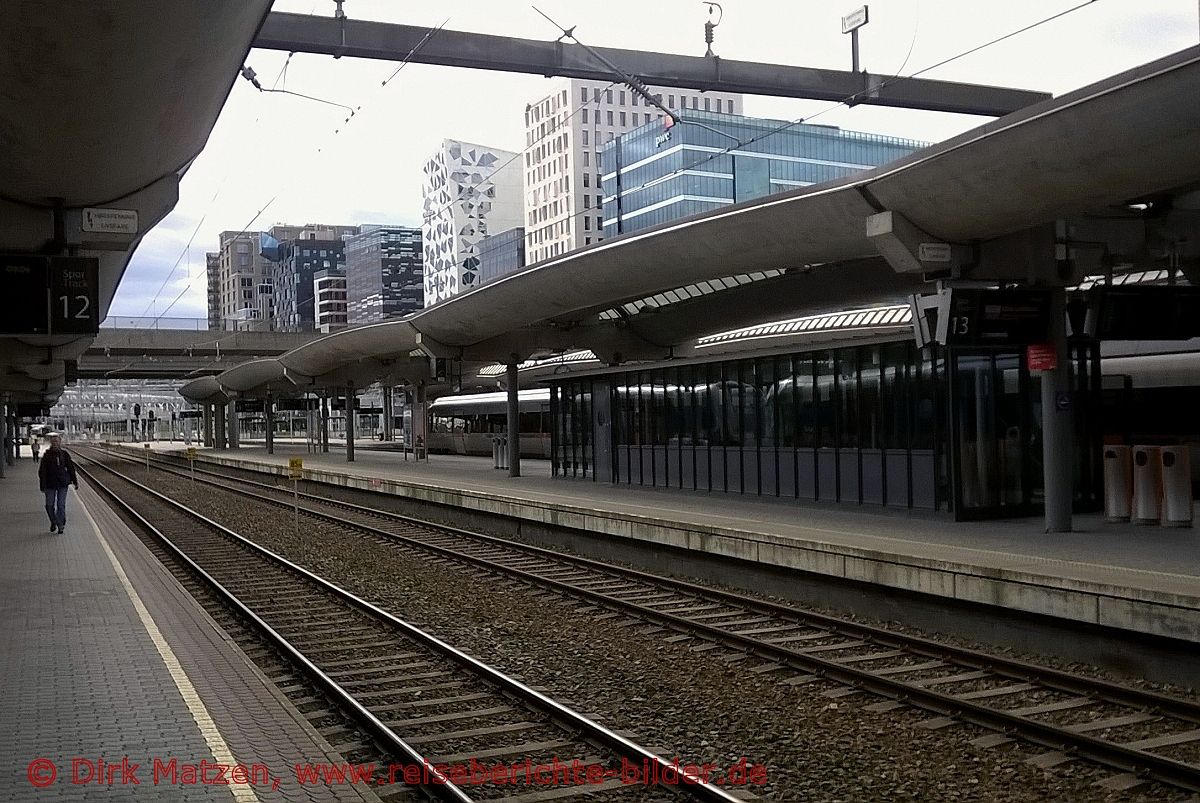 Oslo, Hauptbahnhof Bahnsteige